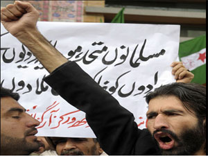  کراچی، شیعہ نشین علاقے انچولی سوسائٹی میں شہریوں نے 2 ٹارگٹ کلرز پکڑ لئے