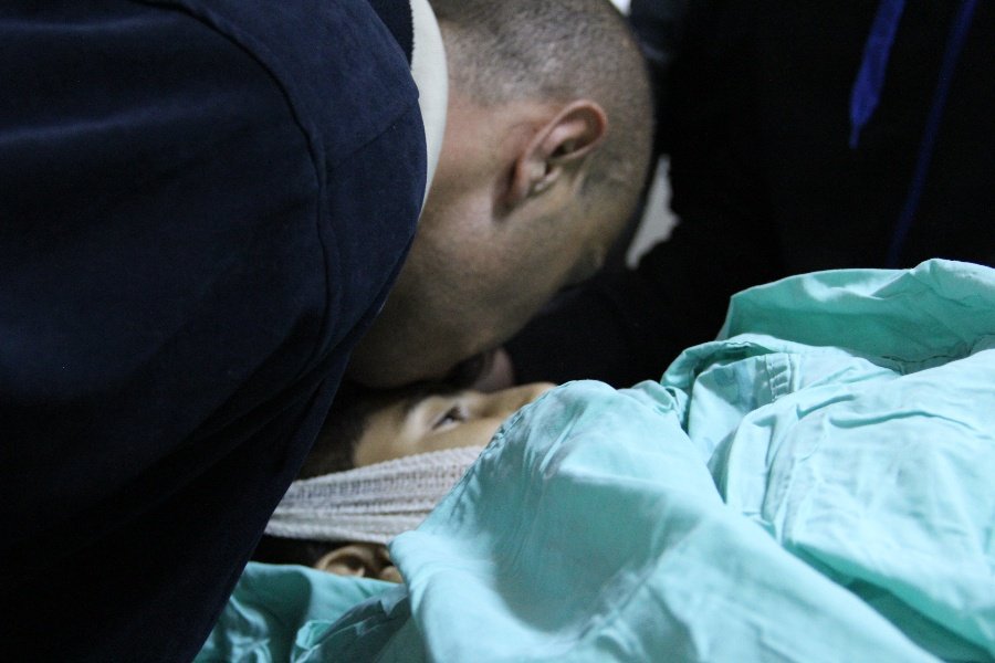 استشهاد طفل فلسطيني خلال مواجهات عنيفة برام الله
