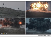 Fotostrecke: erregende Fotos des Treffens einer Rakete auf Terroristen