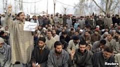 ہندوستان اور پاکستان کے زیر انتظام کشمیر میں مظاہرے
