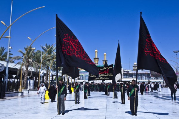 الصحن الحسيني الشريف يشهد أول أيام شعائر عاشوراء بمشاركة نازحي امرلي والموصل