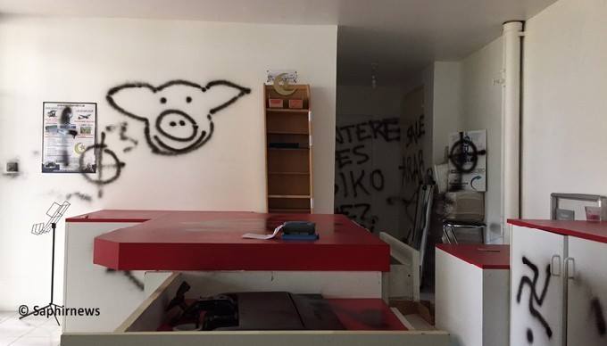 France: Muslim funeral home in Orléans defaced with Islamophobic graffiti