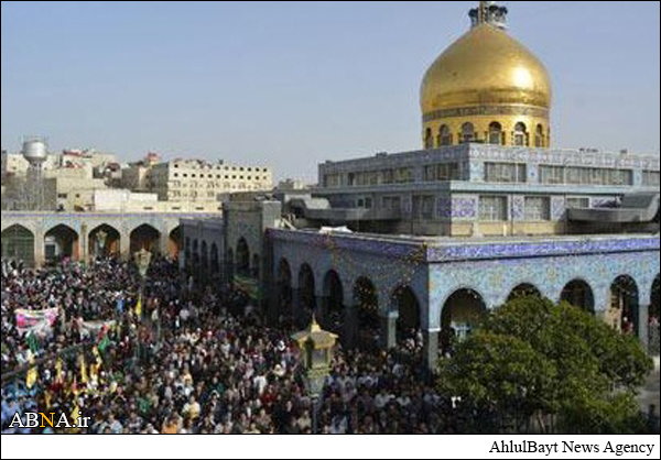 بالصور / احياء ذكرى عاشوراء الإمام الحسين (ع) في منطقة السيدة زينب (ع) بسوريا