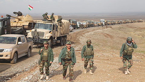 Syria: Peshmerga forces arrive in Turkey on their way to Kobanî