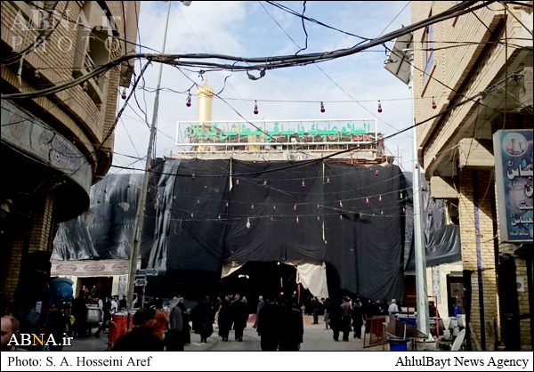بالصور بين الحرمين في كربلاء المقدسة