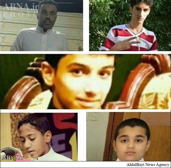 आशूर की रात शहीद होने वाले सऊदी शिया बच्चे। तस्वीरें