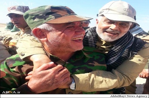 General Kasım Süleymani tarzıyla “Curf el-Sahar”ı özgürlüğüne kavuşturma sevinci / Foto