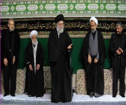 قائد انقلاب اسلامی کے گھر پر مجلس عزا کا انعقاد