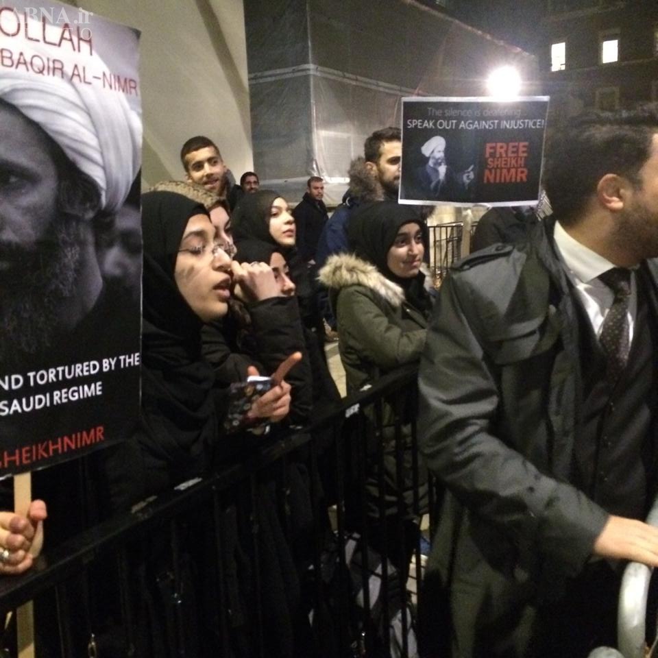 Hunderte Muslime protestieren für Sheikh al Nimr