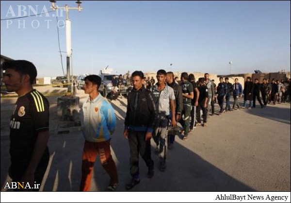 ISIL से लड़ने के लिये सुन्नी जवानों ने किया नामांकन। तस्वीरें