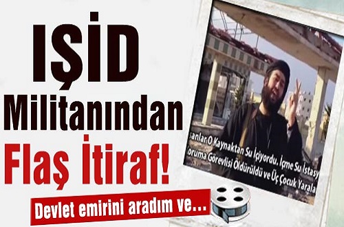 IŞİD teröristinden flaş İtiraf! / Video
