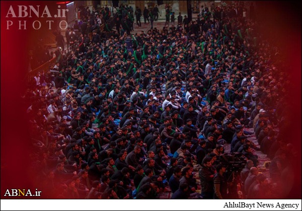 تصویری رپورٹ/ حرم حضرت عباس(ع) میں عزاداری