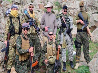 İngiliz eski askerler Kobani'de
