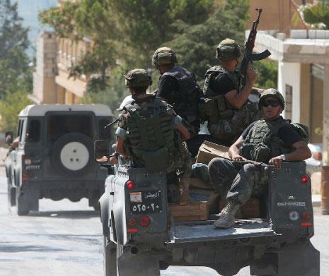 Libanesische Armee verhaftet 5 syrische Terroristen