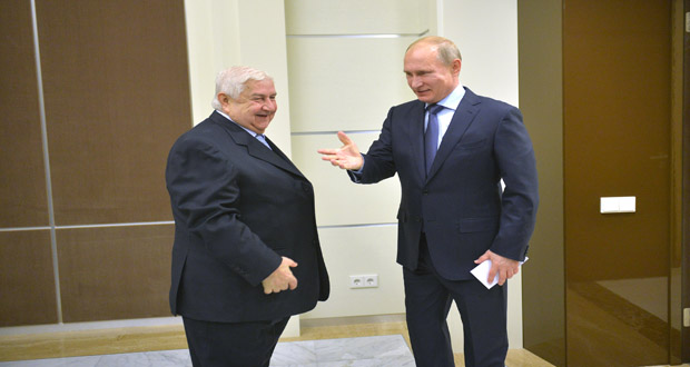 Mouallem : Poutine a souligné la détermination de la Russie à coopérer avec la Syrie et le président al-Assad pour triompher du 
