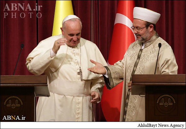 Pertemuan Pope Francis dengan Presiden Persatuan Hal Ehwal Islam Turki