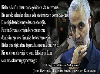 General Kasım Süleymani’nin görevi, Kudüs’ü kurtarmaktır