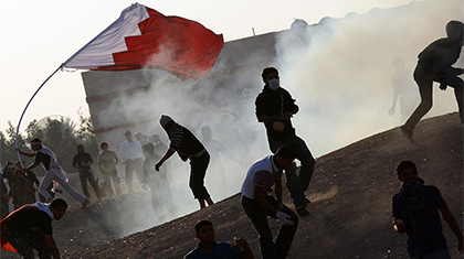 Al Khalifa réprimé des manifestations pacifiques antigouvernementales