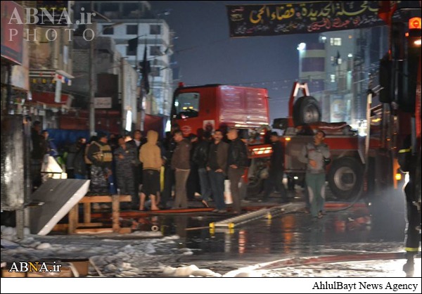کربلا میں ایرانی زائرین کے ہوٹل میں آگ لگنے سے دو زائر جانبحق+ تصاویر