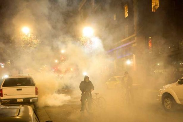 ABD'de eylemler sürüyor: 200 kişi gözaltında