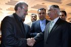 Iranischer Parlamentspräsident traf den Präsidenten des pakistanischen Senats 