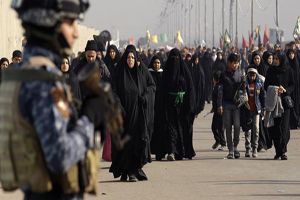  इराक़ में चेहलुम के मौक़े पर सुरक्षा के कड़े प्रबन्ध।