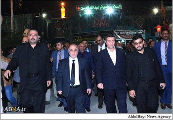 حیدر العبادی کربلا میں/ زائرین کے تعاون سے دھشتگردانہ چالوں کو ناکام بنایا جائے گا