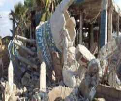 شام، دہشت گردوں نے تاریخی مسجد منہدم کر دی