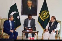 نواز شریف کی ایرانی وزیر خزانہ سے ملاقات