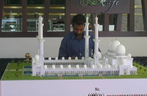 Replica of Grand Mosque Completed and Displayed