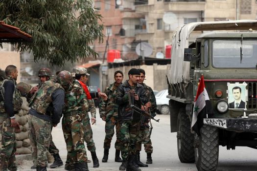 Syrian Army Strikes Terrorists across Country