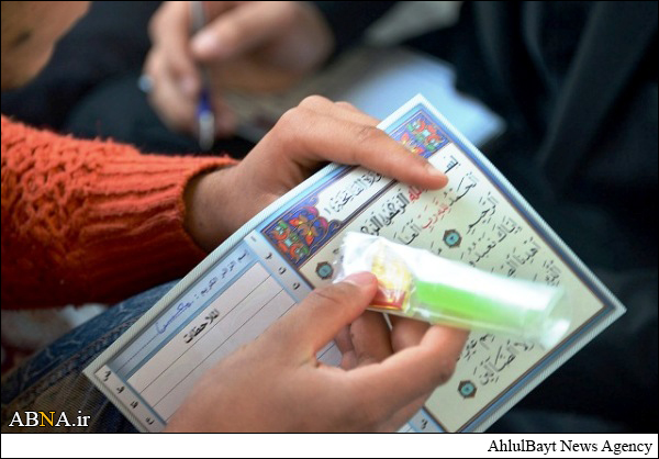 بالصور / العتبة العلوية المقدسة تستقبل أكثر من 40 ألف مشارك من زائري الاربعين في مشروع تصحيح قراءة سورة الفاتحة المباركة