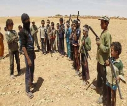 شام، پانچ سال کے بچوں کو فوجی ٹریننگ، دہشت گردوں میں تصادم، کئی ہلاک و زخمی