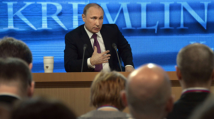 Grande conférence de presse de Vladimir Poutine le 18 décembre