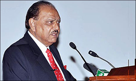 پاکستان سے دہشتگردوں کا مکمل صفایا کردیا جائیگا ،صدر ممنون   	