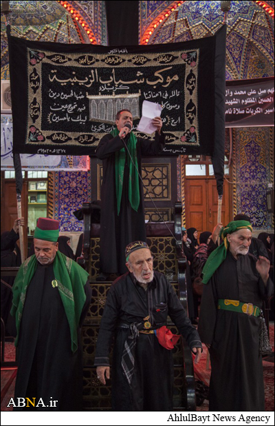بالصور / إقامة مجلس عزاء في ذكرى وفاة النبي محمد (ص) واستشهاد الإمام الحسن (ع) في كربلاء المقدسة