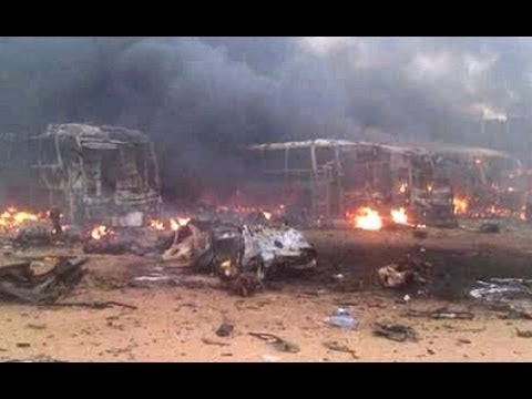 Riesige Bombenexplosion auf einem Markt in Nigeria