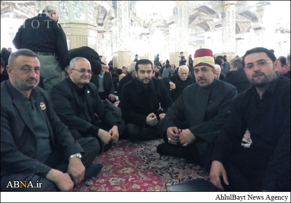 وفد العتبة الكاظمية المقدسة يشارك في احياء شهادة الامام الرضا (ع) في مشهد المقدسة