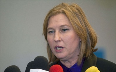 Livni: "C’est moi que le monde écoute, pas Netanyahu"