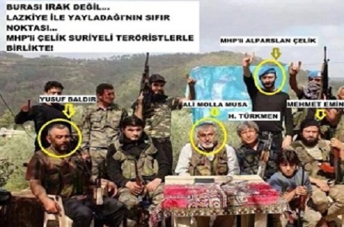 MHP'li Başkanın Oğlu Lazkiye'de Teröristlerin Safında