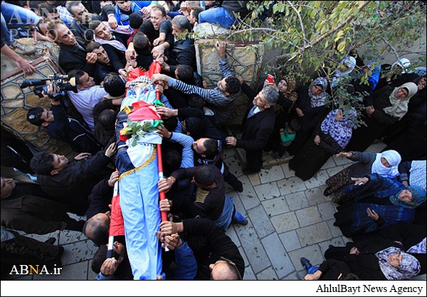 Photos: Palestinians Gather for Funeral of the Teenager Shot by Israeli Forces Yesterday