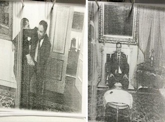 Erdoğan'ın koltuğuna oturarak fotoğraf çektirmişler