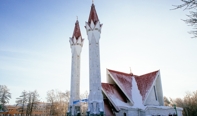 Mosque in Land of Frost and Snow, Siberia + Photos