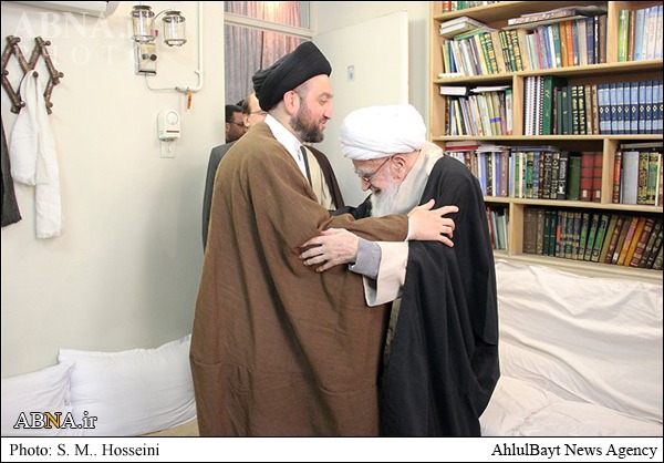 Photos: Seyyed Ammar Hakim Metting with Grand Ayatollah Safi Golpaygani
