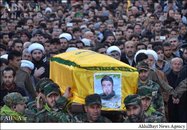 Photos: Funeral of Hezbollah's Martyr on Monday