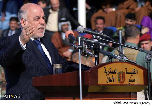 العبادي في مناسبة تأسيس الجيش يدعو القوات المسلحة لتحرير جميع المدن