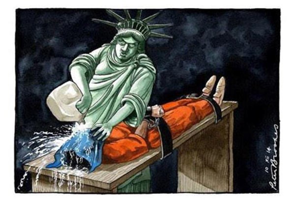 Cartoon: US Way of Extracting Information