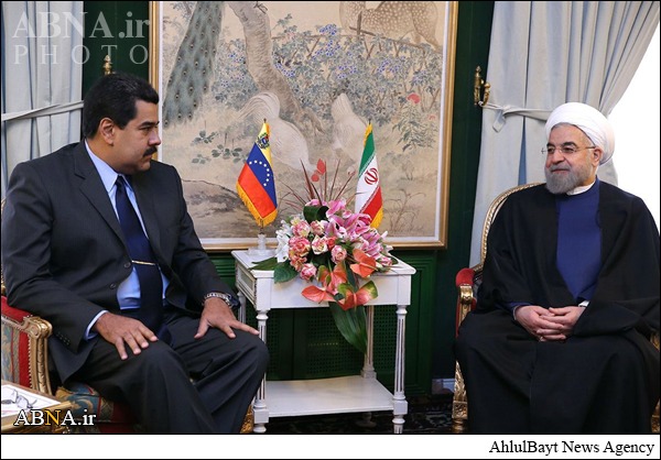 صدر روحانی اور ونزوئلا کے صدر کی ملاقات+ تصاویر
