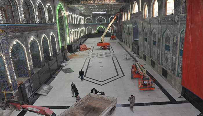 Creating Basement for Imam Hussein (AS) Sanctuary
