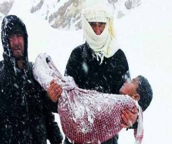 شدید ٹھنڈ، شامی پناہ گزین کی تشویناک صورتحال